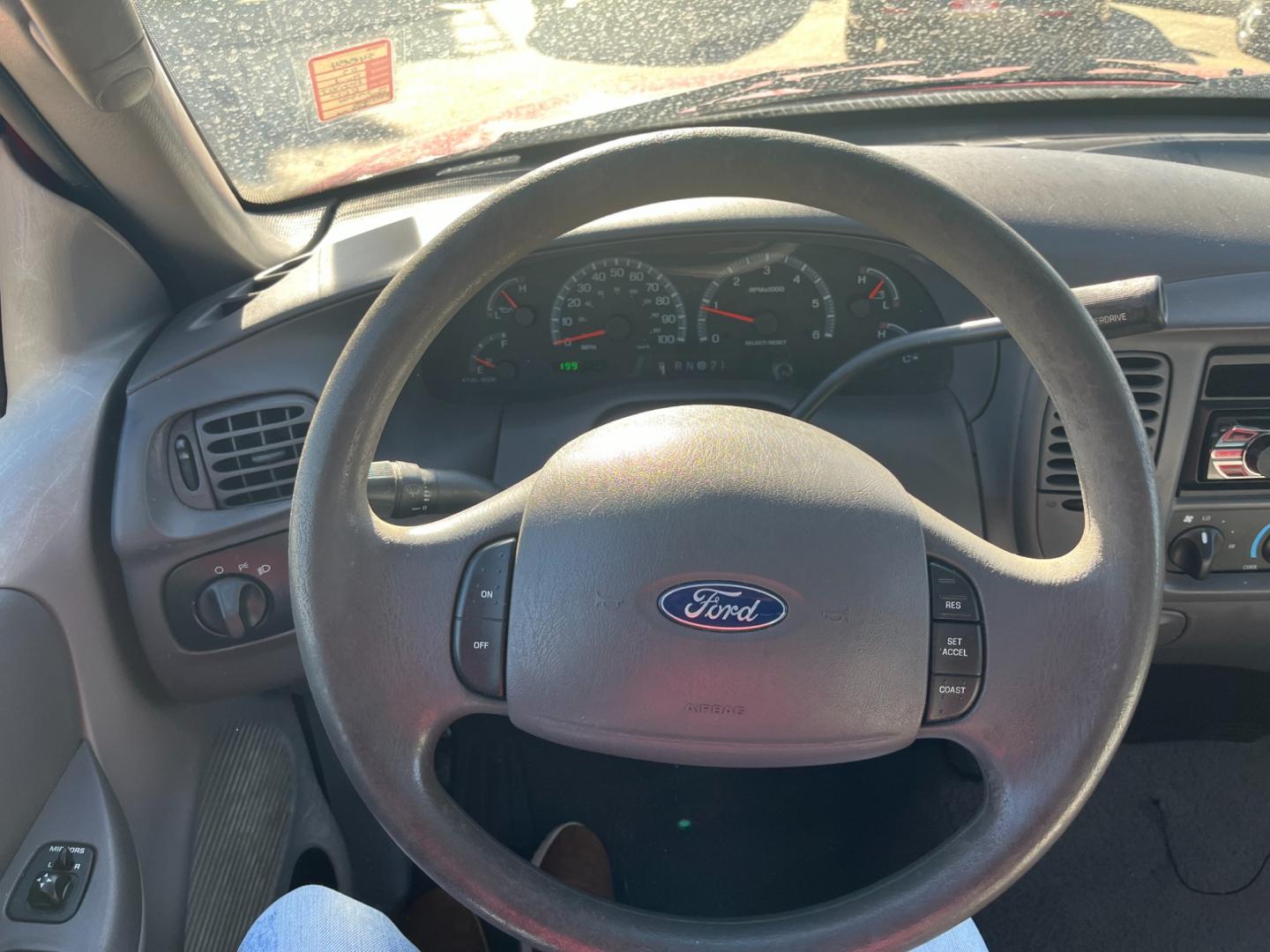 2003 red /TAN Ford F-150 XL SuperCab Flareside 2WD (1FTRX07213K) with an 4.2L V6 OHV 12V engine, Automatic transmission, located at 14700 Tomball Parkway 249, Houston, TX, 77086, (281) 444-2200, 29.928619, -95.504074 - Photo#15